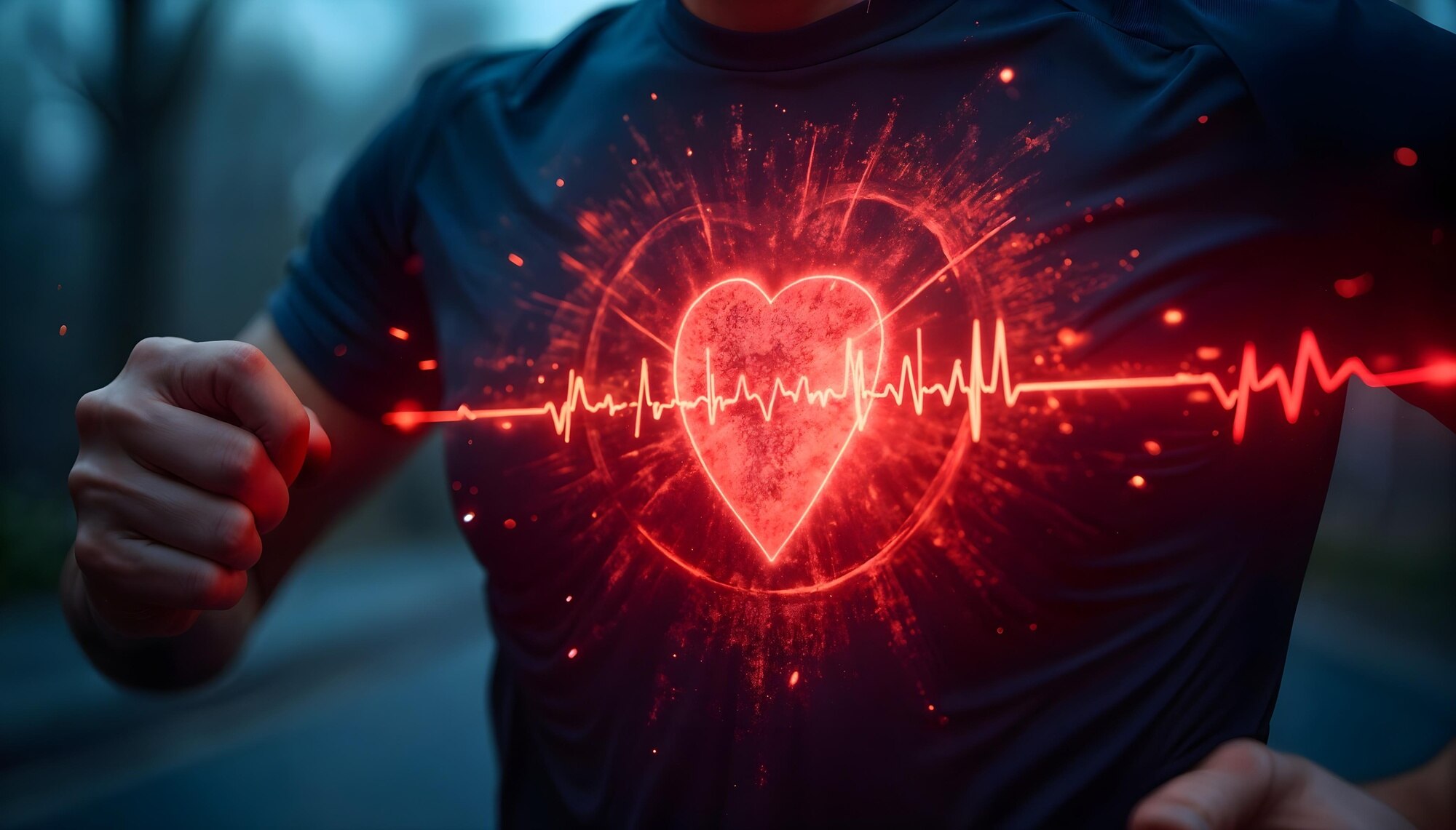 Profesional de salud revisando información médica cardiovascular